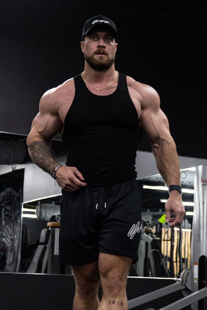 Cotton Spandex 340gsm Sleeveless Shirt Classic Vest Men Shirt Classic Design Fitness Wear Sportswear