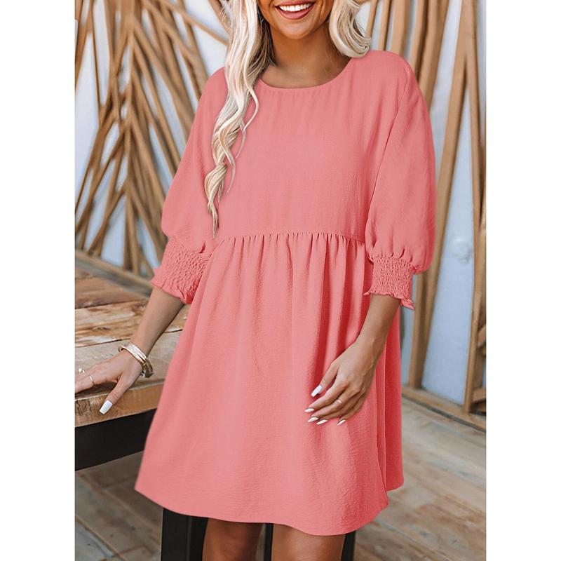 Women's Black Summer Tunic Dress