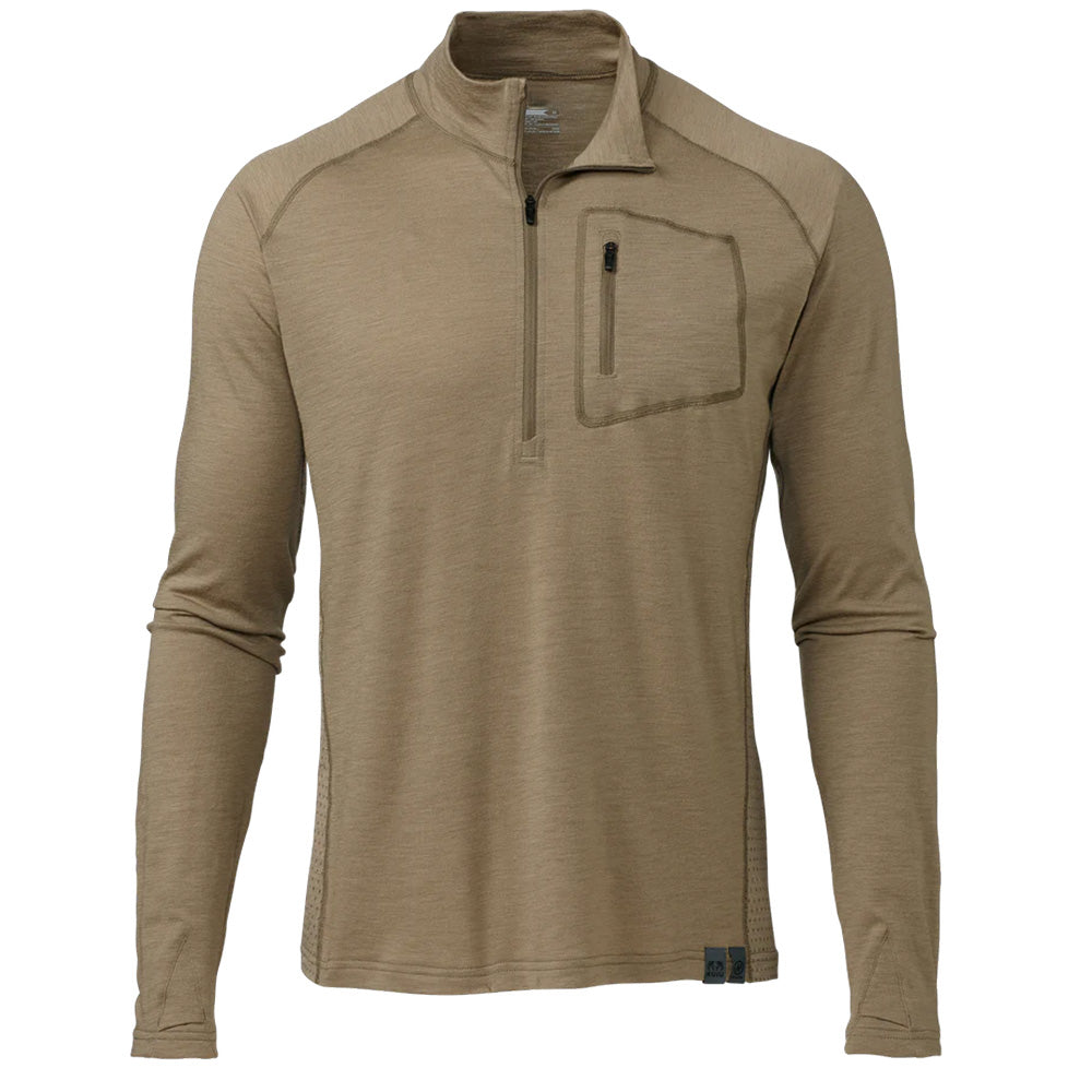 UPF 50+ Sun Protection-Merino 145 Zip-T Hunting Shirt