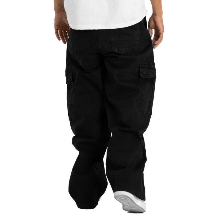 Men's Heavyweight Baggy Fit Denim Cargo Pant