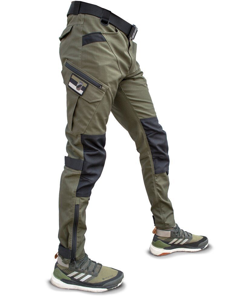 Men's Casual Multi Pockets Tactical Outdoor Pants, Men's Work Pants For Hiking Outdoor