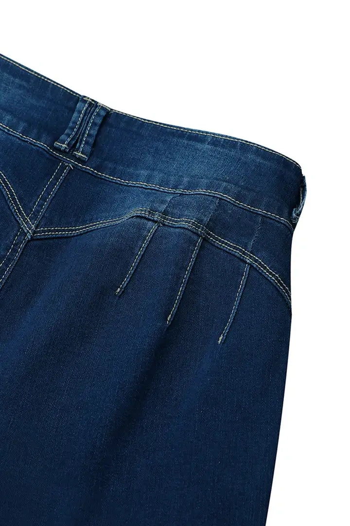 🔥LAST PROMO🔥Double Button High Rise Denim Shorts