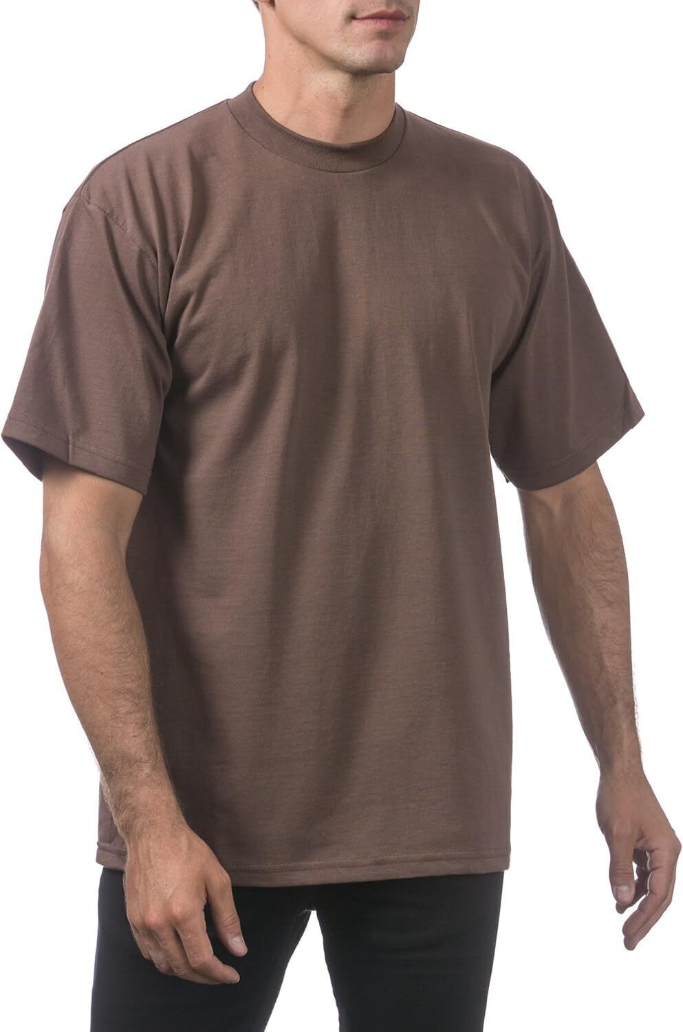 Men's Heavyweight Cotton Short Sleeve Crew Neck T-Shirt