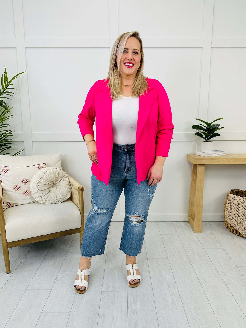 🔥2025 Hot Sale🔥 Boss Lady Magic Blazer- Multiple Colors!