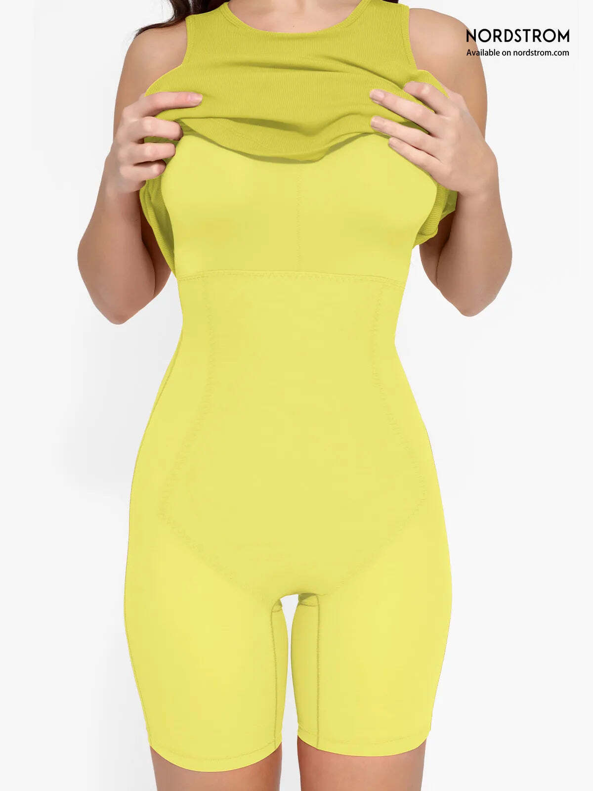 🔥Last day promotion!🔥Shapewear Modal Sleeveless Crew NeckMaxi Dress