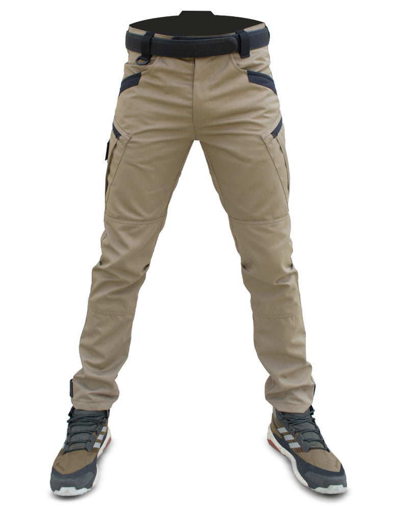 Men's Casual Multi Pockets Tactical Outdoor Pants, Men's Work Pants For Hiking Outdoor