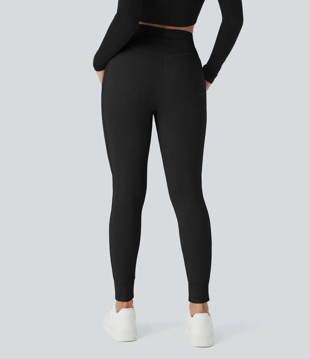 Women's High Waisted Yoga Pants with Pockets Stretchy Casual Sports Trousers