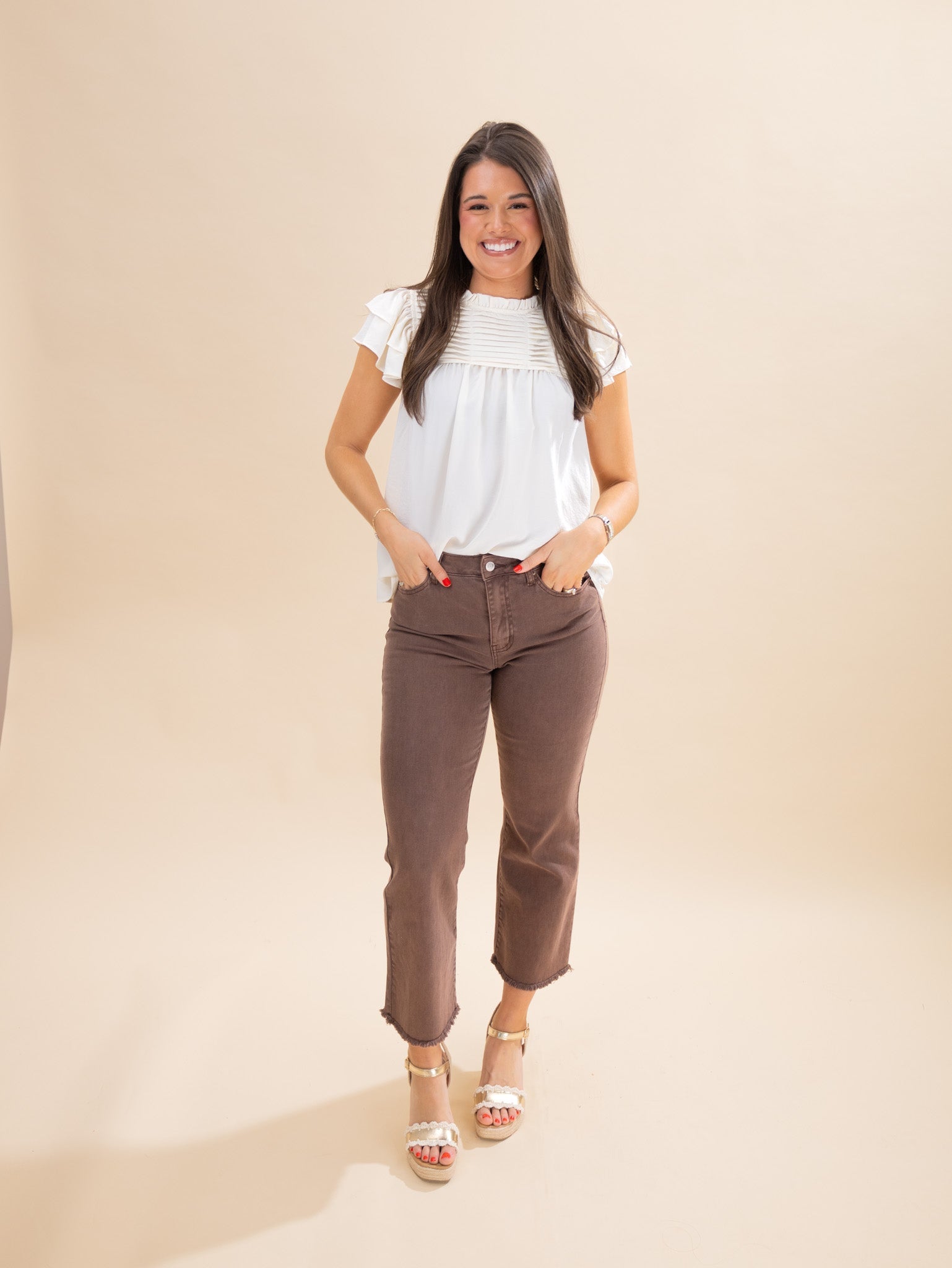 FINAL SALE⚡High Waist Cropped Bootcut | S - XL