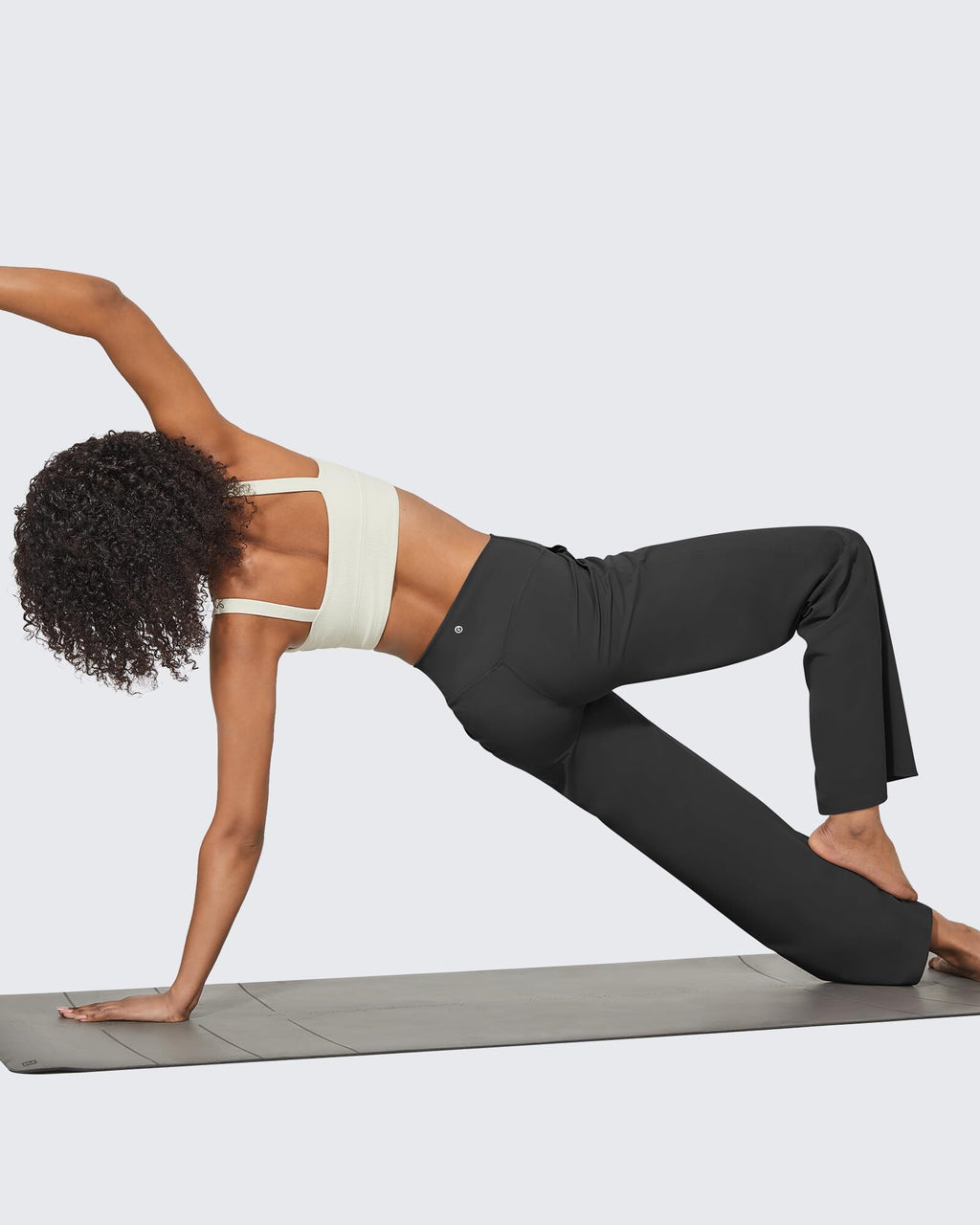 Women's Wide Leg Pants Yoga Pants High Waisted Sports Pants with Pockets Elastic Casual Comfort Pants