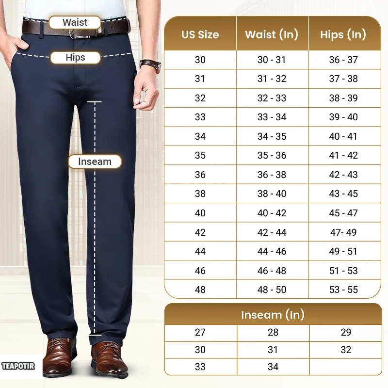 🔥TimelessFlex - Men's High Stretch Straight Fit Pants