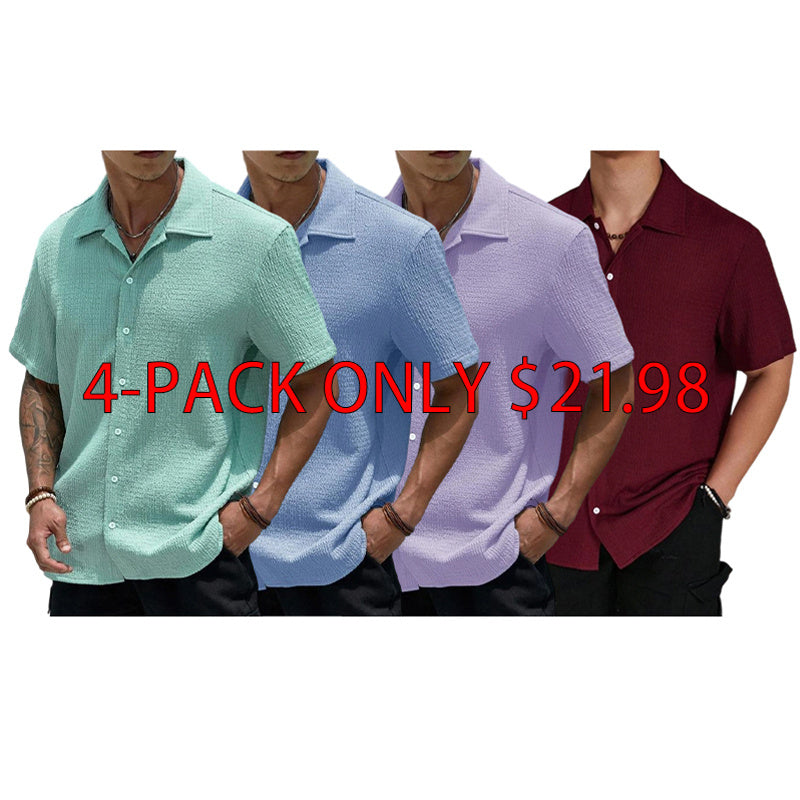 Men's Textured Knit Shirt