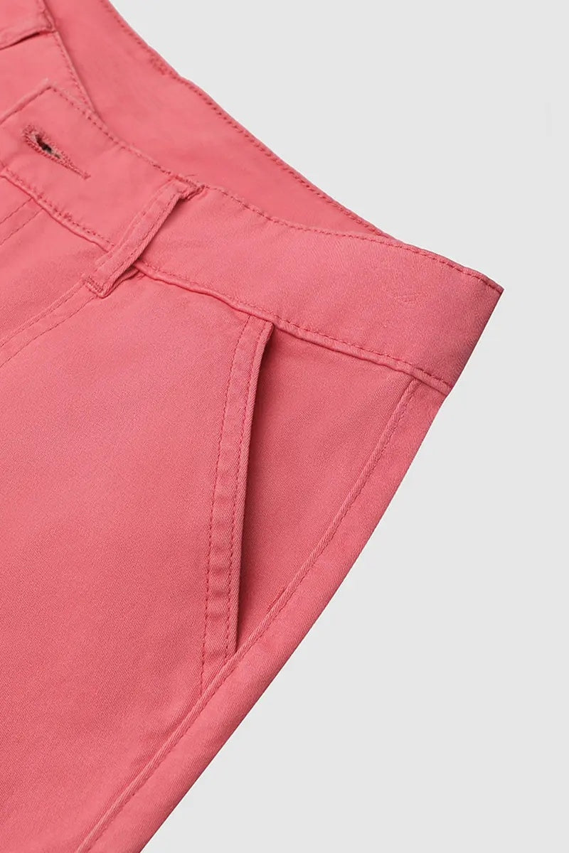 🔥Roll Tab Hem Multi Pocket Capri Mid Waist Cargo Pants🔥