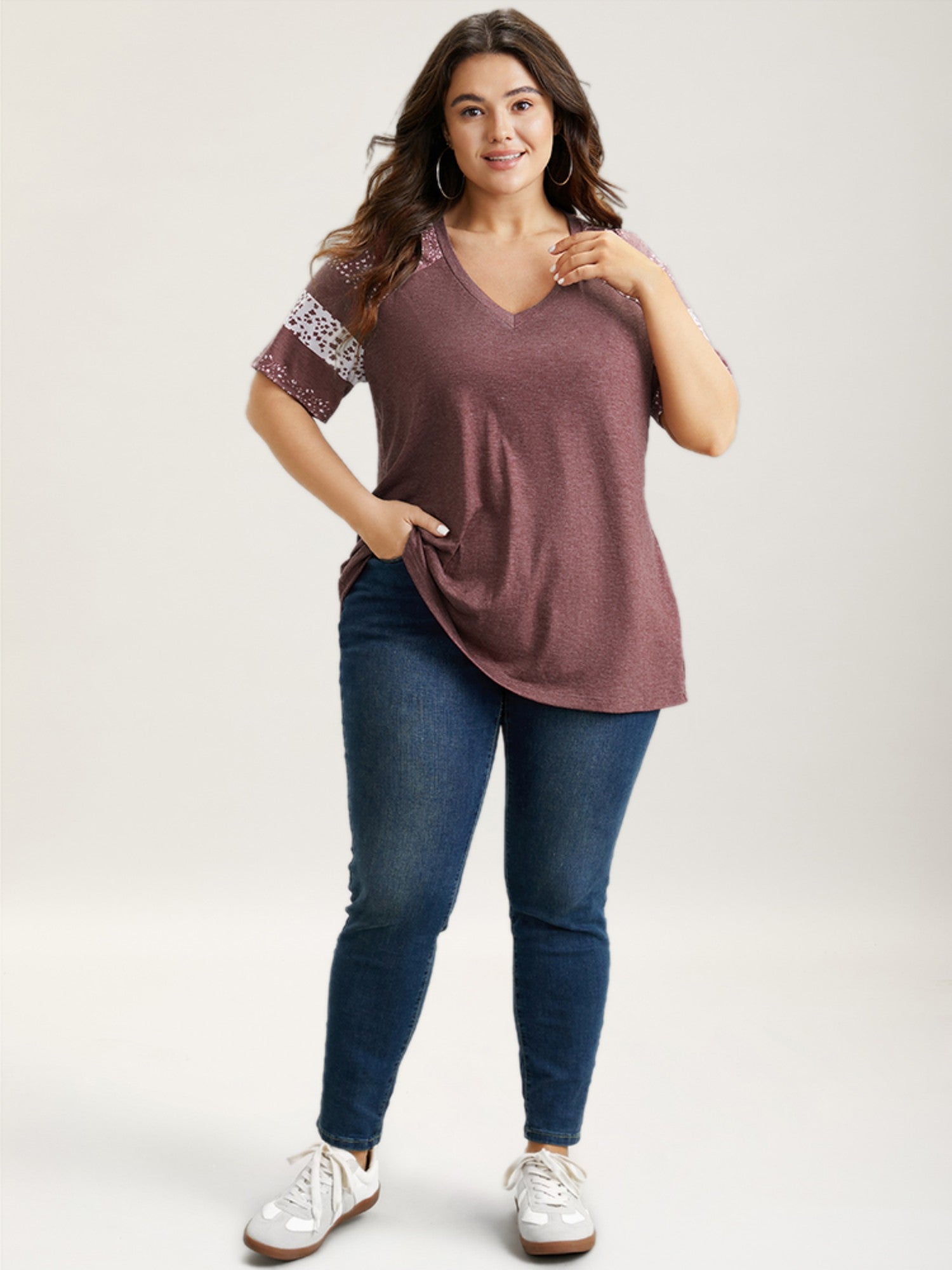 13-pack of Loose-fitting cotton sport T-Shirts with a Variety of Colorblock Prints