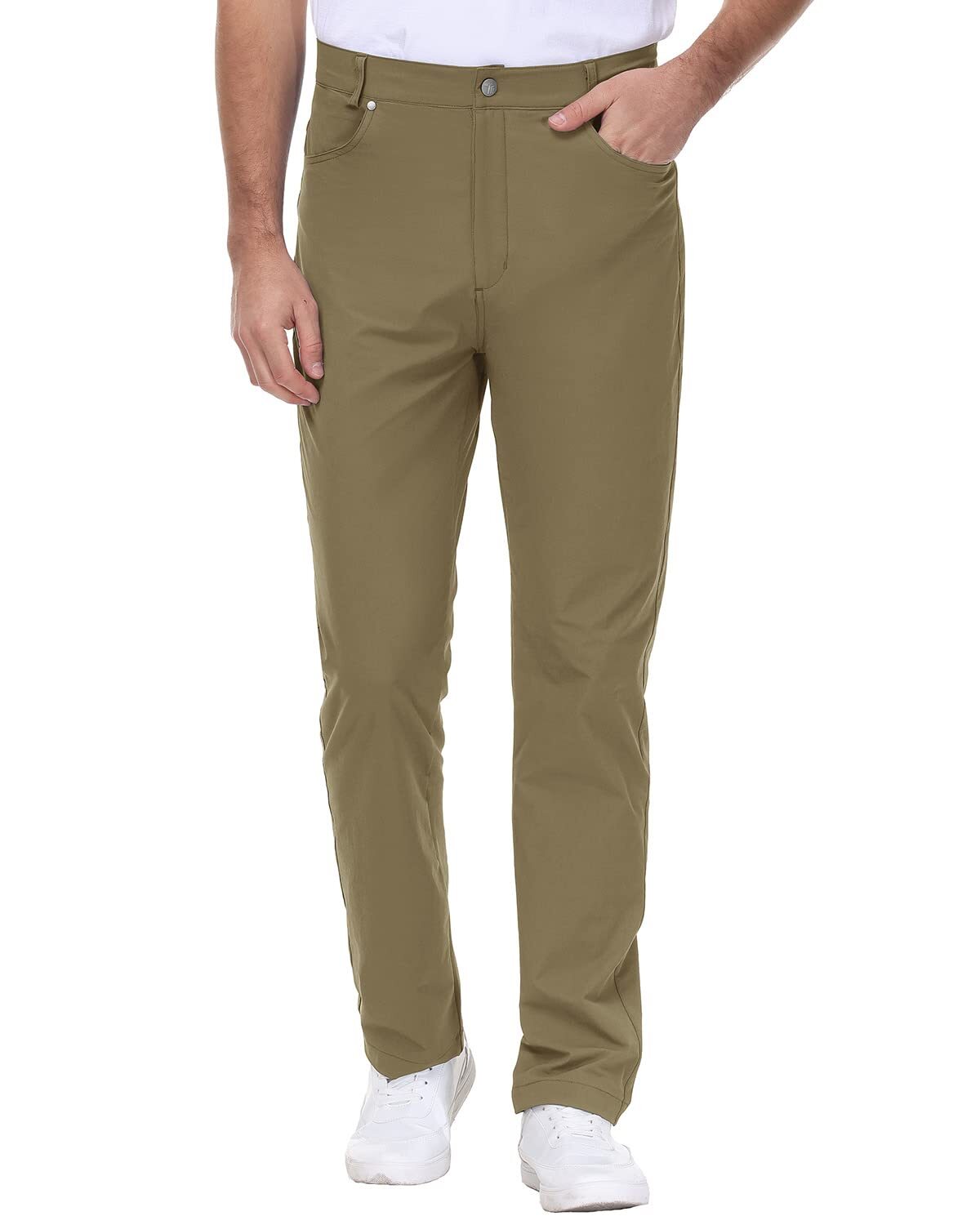 🔥PROMOTION LAST DAY🔥Men's Stretch Golf Pants Lightweight Quick Dry Work Casual Dress Pants 6 Pack