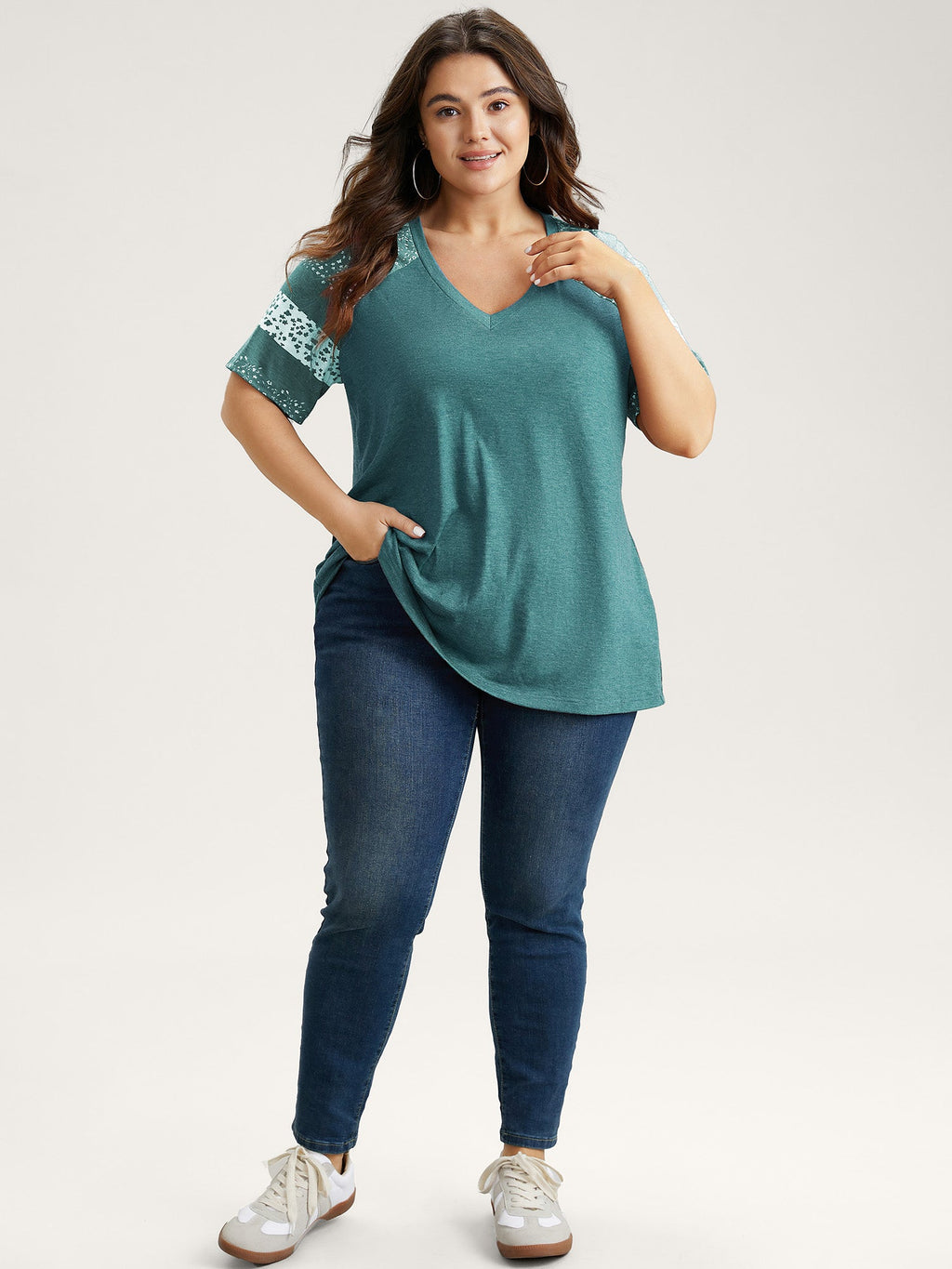 13-pack of Loose-fitting cotton sport T-Shirts with a Variety of Colorblock Prints