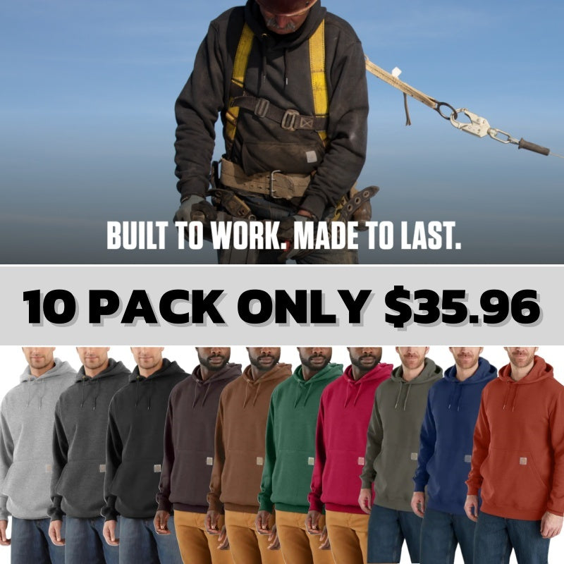 🔥Last Day Promotion!Men's Midweight Signature Sleeve Logo Hooded Sweatshirt