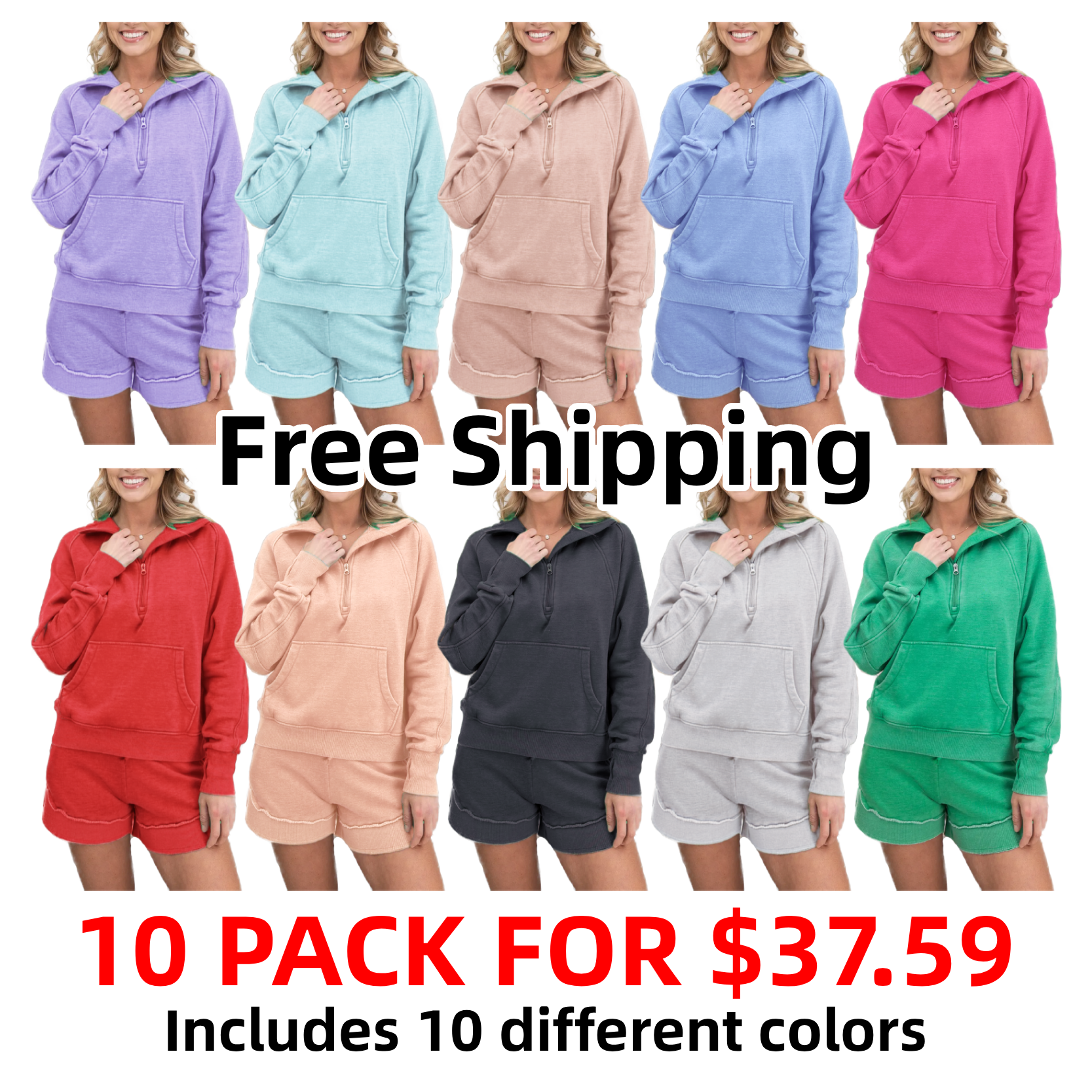 💝Last day promotion! Lived In Funnel Neck Pullover | S - 3XL