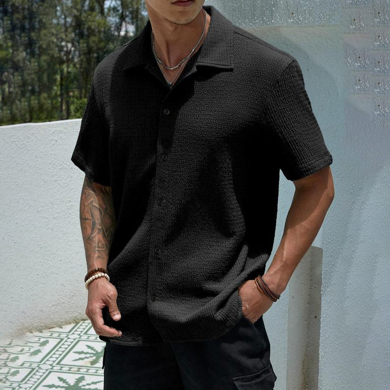Men's Textured Knit Shirt