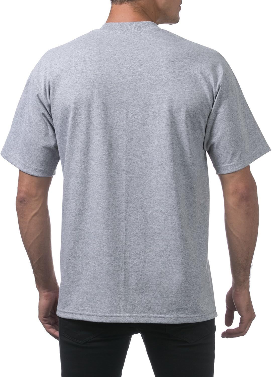 Men's Heavyweight Cotton Short Sleeve Crew Neck T-Shirt