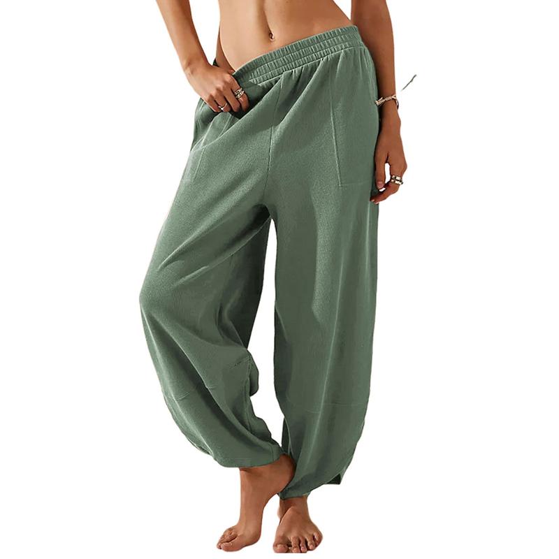 Women's Baggy Wide-Leg Pants with Pockets