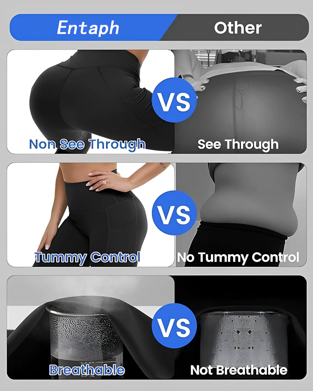 💝Last day promotion!—High Waisted Butt Lifting Tummy Control Side Pocket Shaping Workout UltraSculpt Leggings