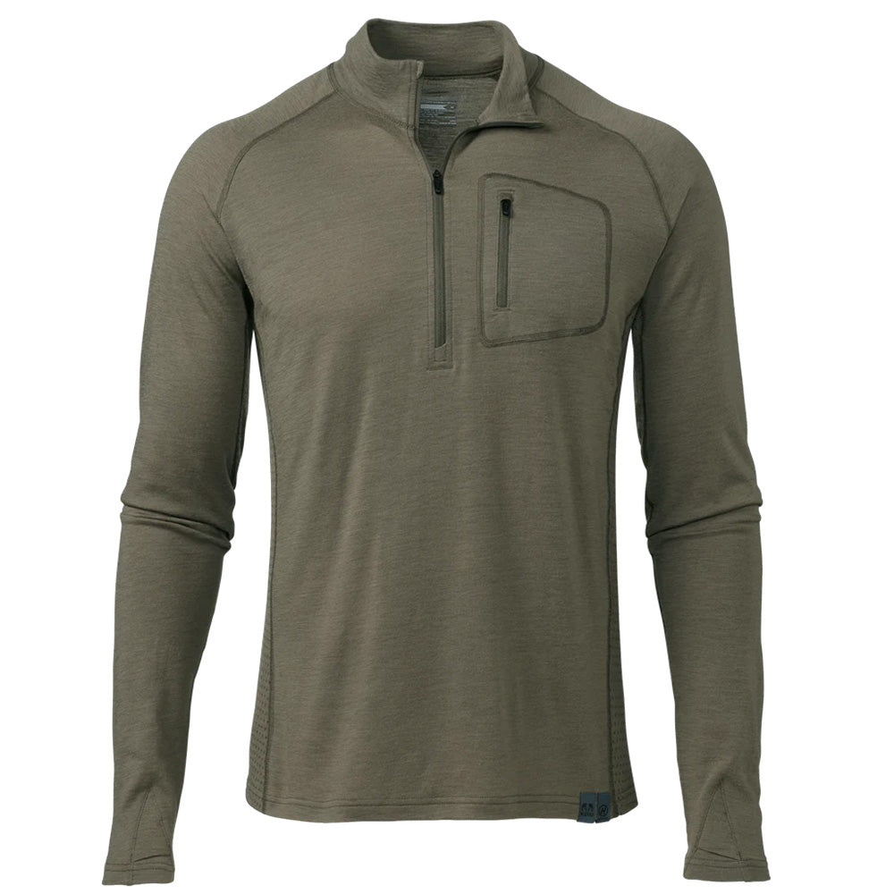 UPF 50+ Sun Protection-Merino 145 Zip-T Hunting Shirt