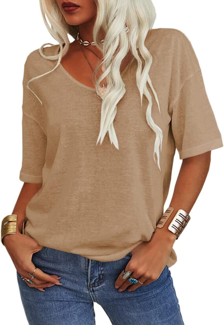 🔥Spring Sale 🔥- Spring Casual Half Sleeve T-shirt Basic Tops (Multiple Colors)