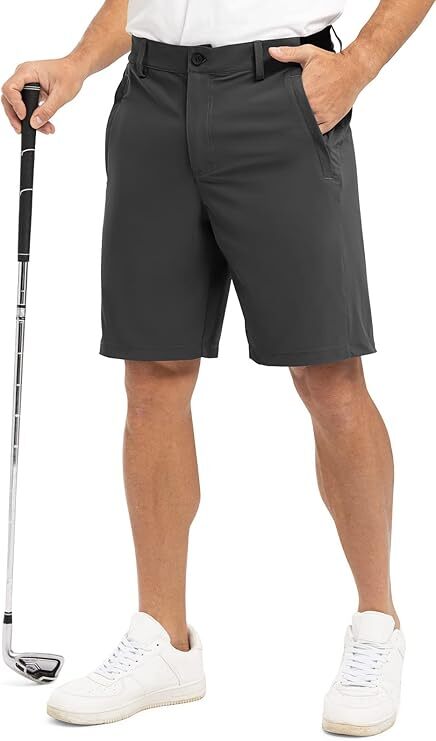 Men's Golf Work Shorts Stretch Waistband Dry Fit