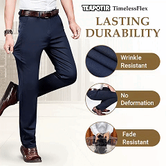 🔥TimelessFlex - Men's High Stretch Straight Fit Pants