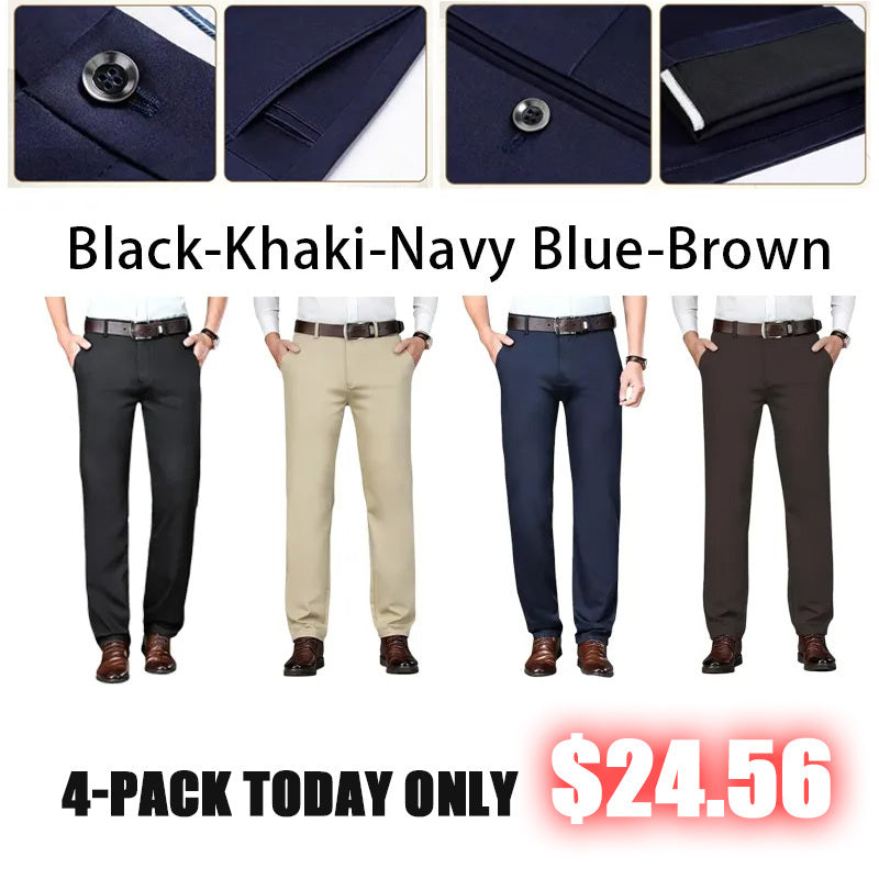 🔥TimelessFlex - Men's High Stretch Straight Fit Pants