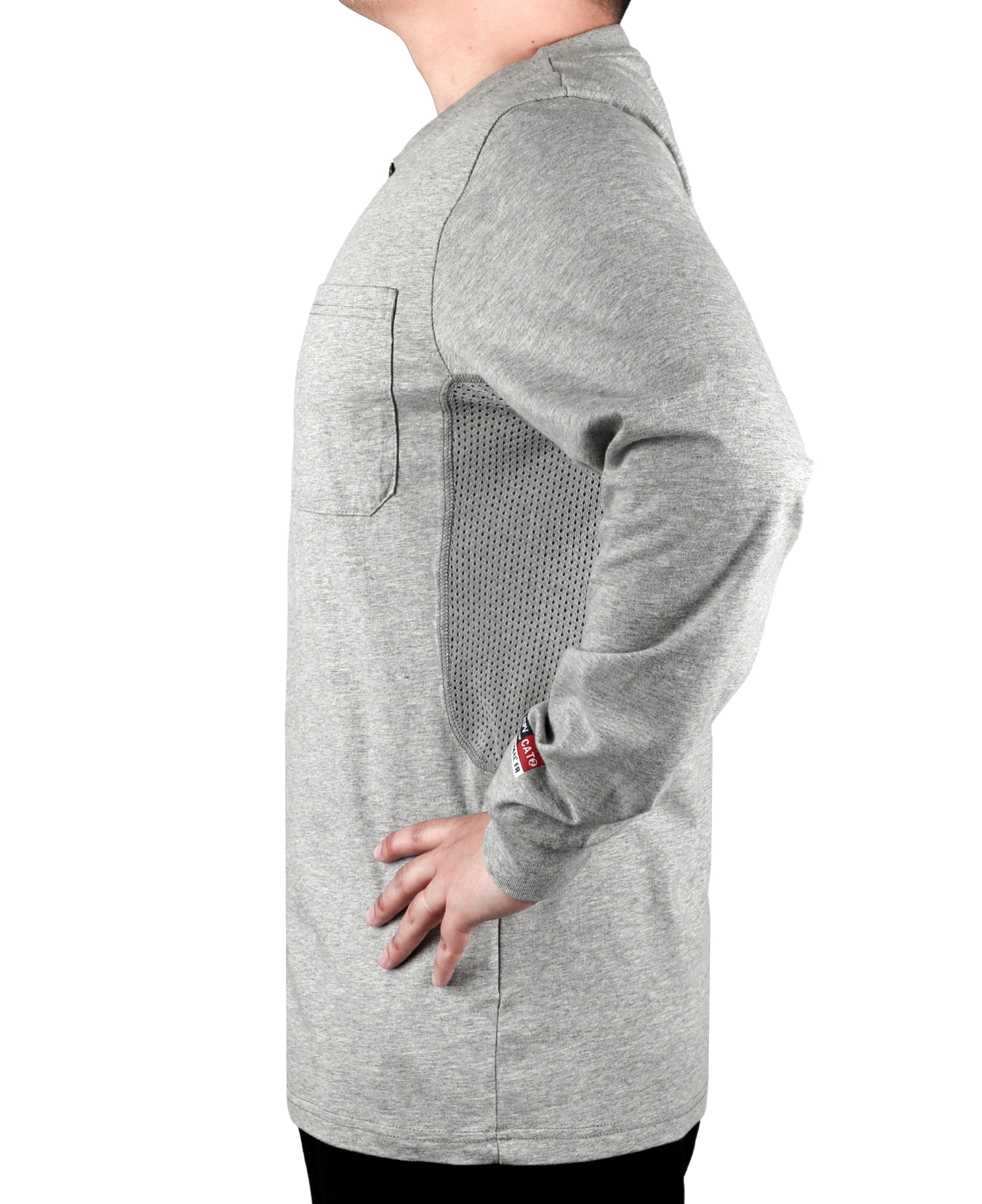 Buttonless/Button Pullover T-Shirts/Breathable Vented Design