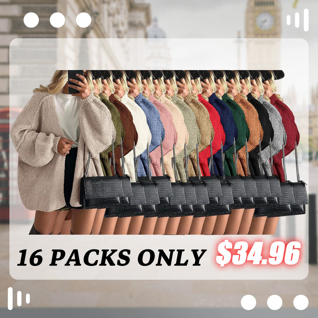 Women's Oversized Cardigan Sweater Fall Long Lantern Sleeve Knit Open Front Lightweight Sweater Knitwear Tops