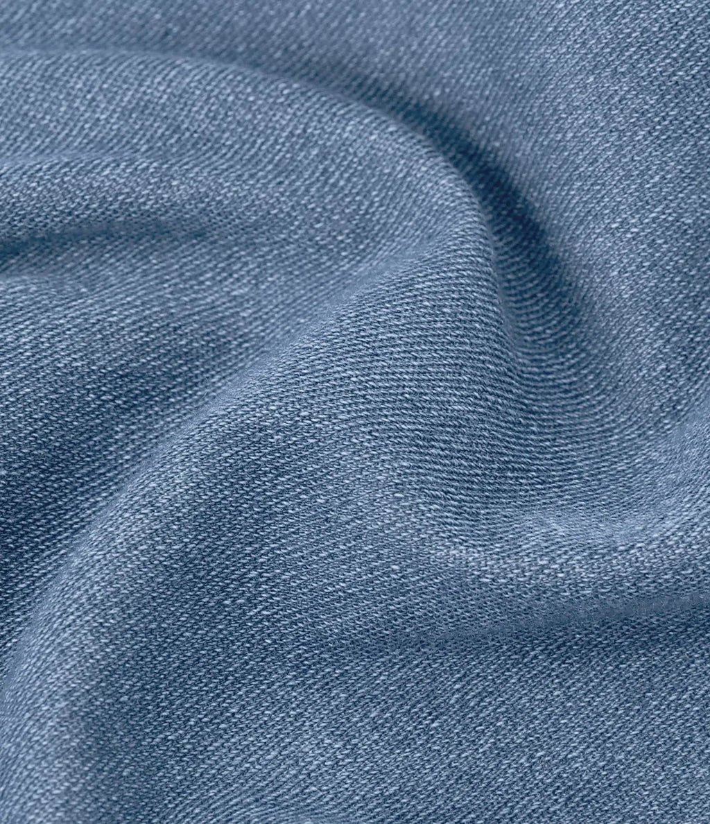 High Waisted Crossover Pocket Washed Stretchy Knit Casual Super Flare Jeans