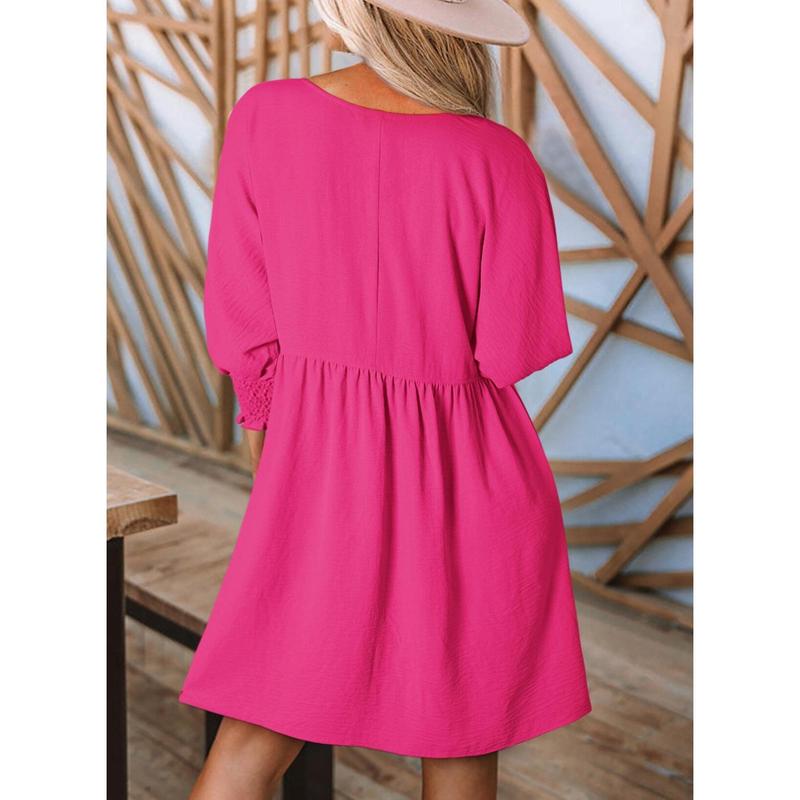 Women's Black Summer Tunic Dress