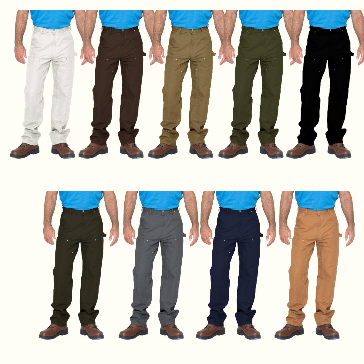 🔥Men's Loose Fit Washed Carpenter Work Pant