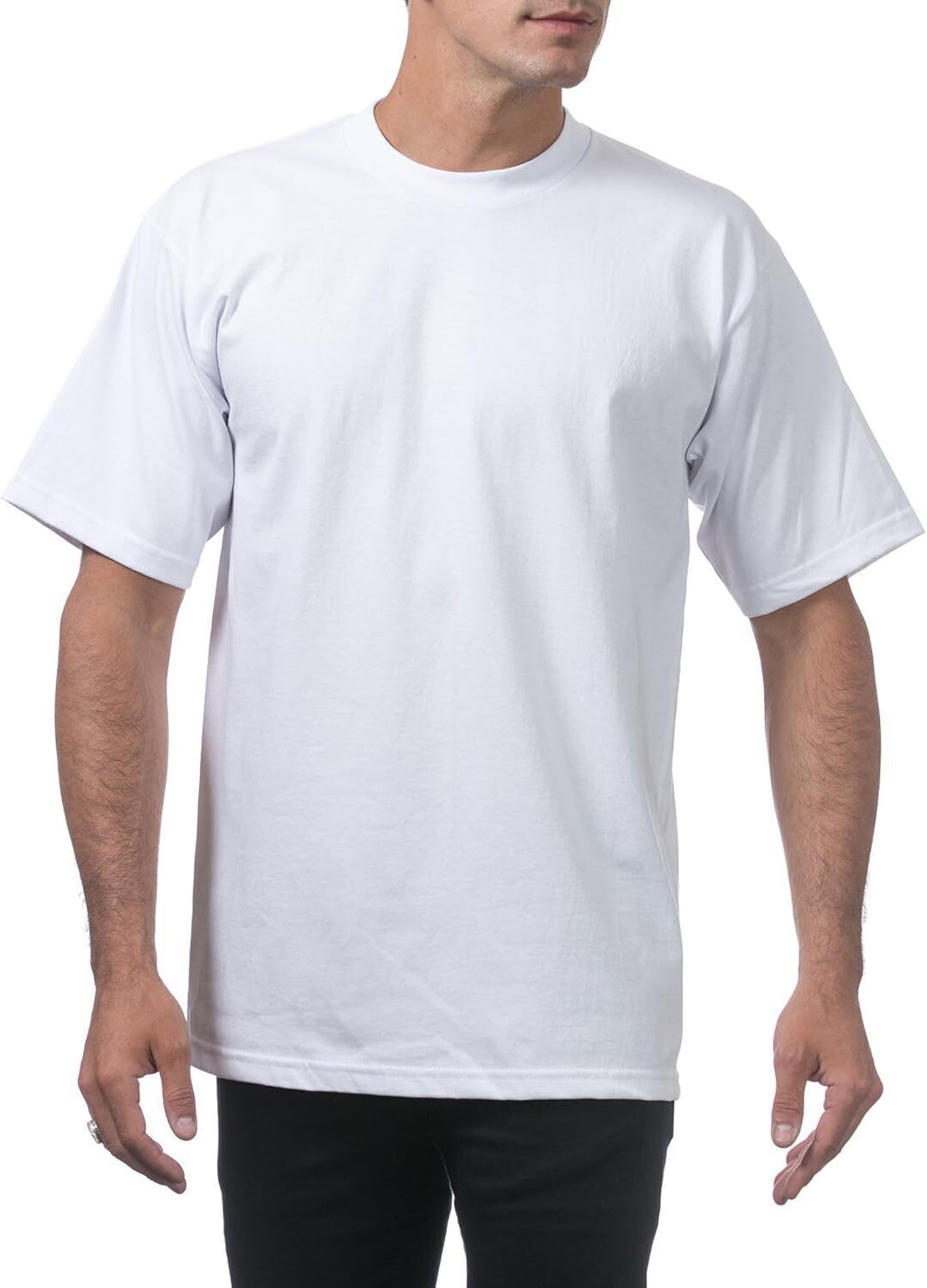 Men's Heavyweight Cotton Short Sleeve Crew Neck T-Shirt