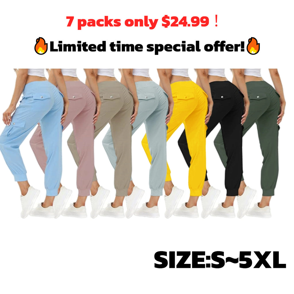 💝Last Day Sale⚡Women's Lightweight Quick Dry Casual Travel Hiking Jumpsuit with Elastic Waistband and Button Pockets