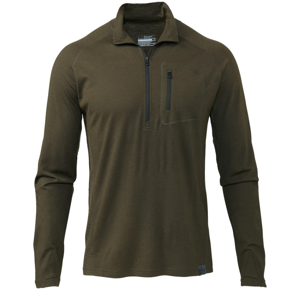 UPF 50+ Sun Protection-Merino 145 Zip-T Hunting Shirt
