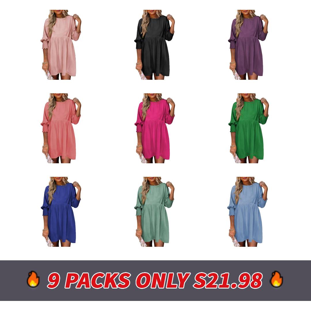 Women's Black Summer Tunic Dress