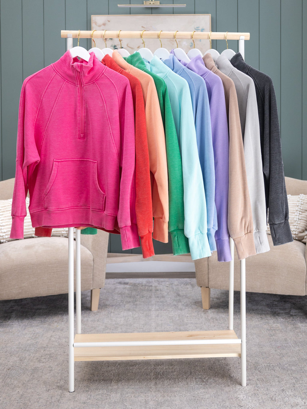 💝Last day promotion! Lived In Funnel Neck Pullover | S - 3XL