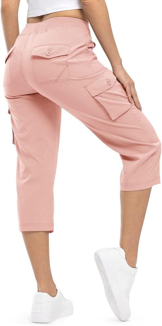 ⚡FINAL SALE⚡-Multi-Pocket Capri Cargo Pants