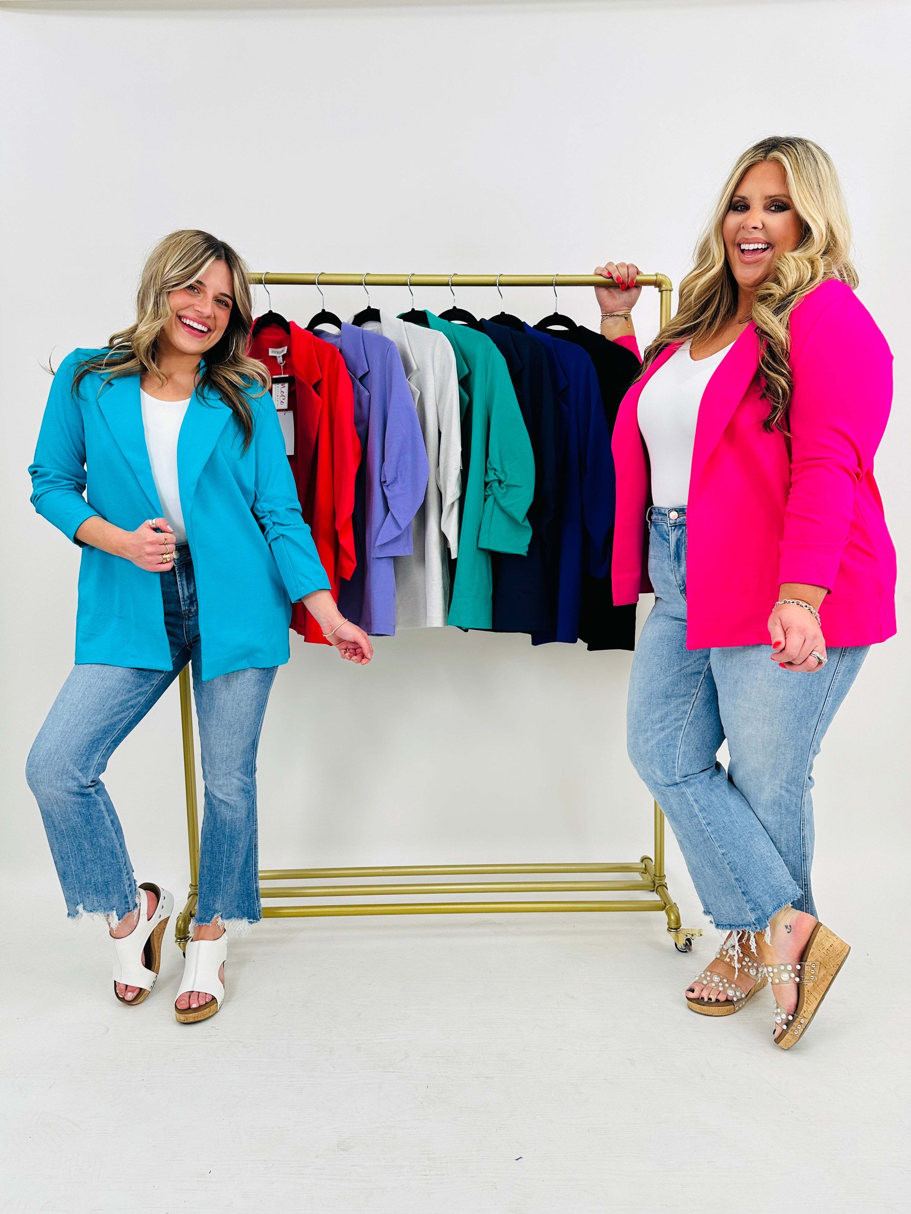 🔥2025 Hot Sale🔥 Boss Lady Magic Blazer- Multiple Colors!