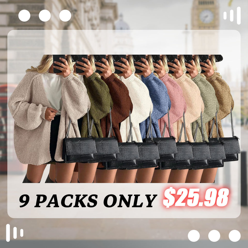 Women's Oversized Cardigan Sweater Fall Long Lantern Sleeve Knit Open Front Lightweight Sweater Knitwear Tops