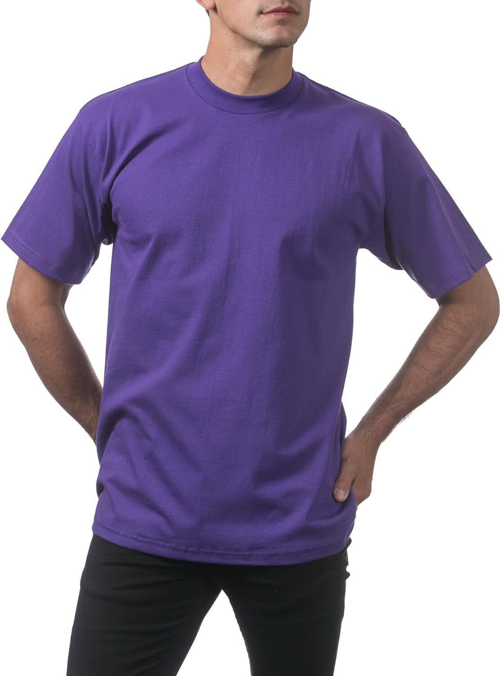 Men's Heavyweight Cotton Short Sleeve Crew Neck T-Shirt