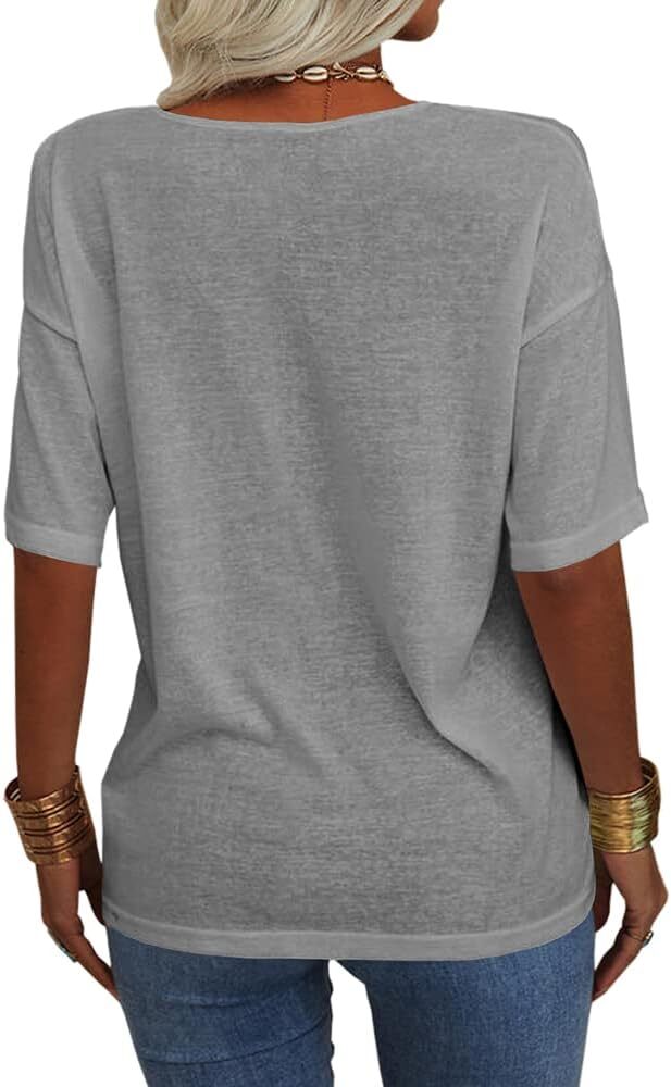 🔥Spring Sale 🔥- Spring Casual Half Sleeve T-shirt Basic Tops (Multiple Colors)