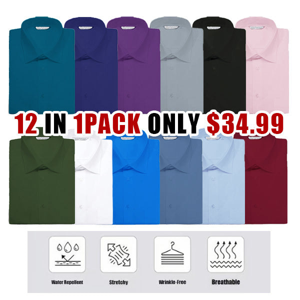 Stretch waterproof no-iron wrinkle-resistant shirt