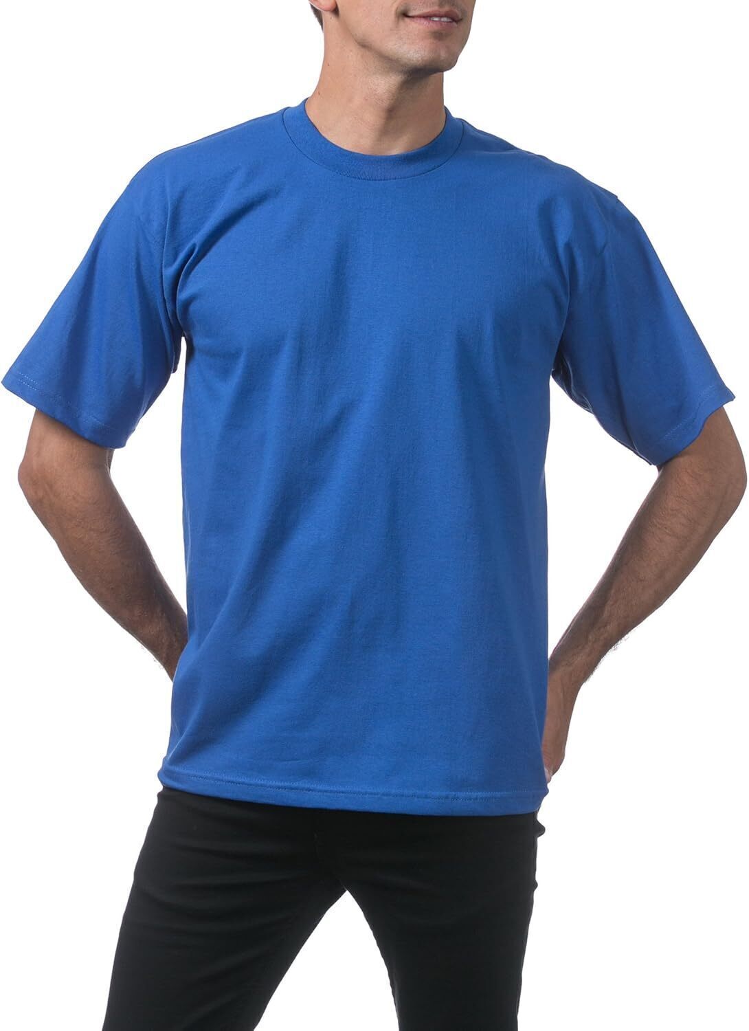 Men's Heavyweight Cotton Short Sleeve Crew Neck T-Shirt