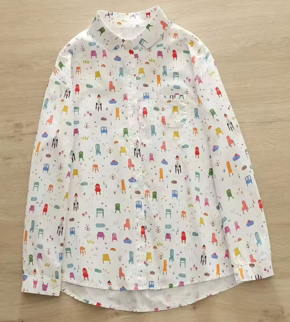 Tersa - Camicia di Cotone Gioiosa