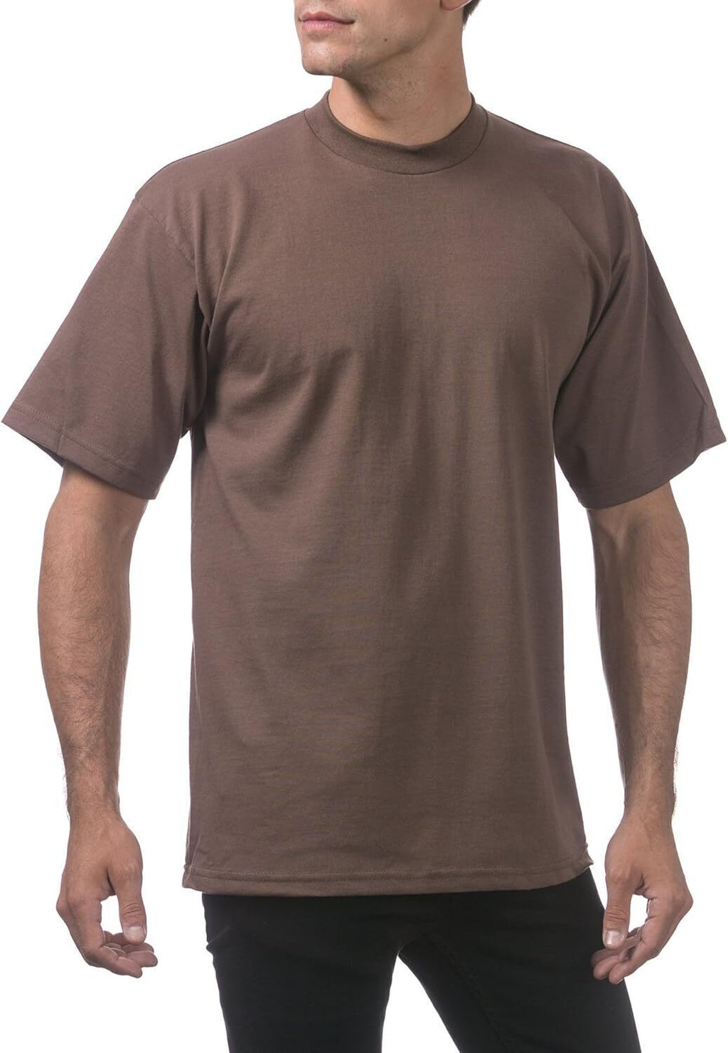 Men's Heavyweight Cotton Short Sleeve Crew Neck T-Shirt
