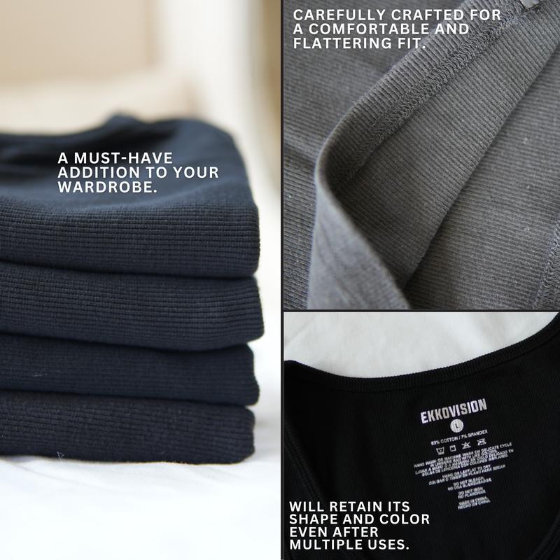 340gsm Men's with Classic Cotton Spandex Tank Top